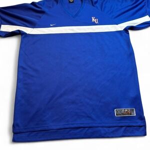 Vintage Kansas Jayhawks Nike elite‎ blue XXL shirt
